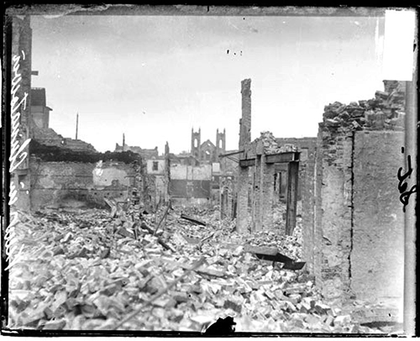 Disaster zone: San Francisco’s Chinatown, after the 1906 earthquake.